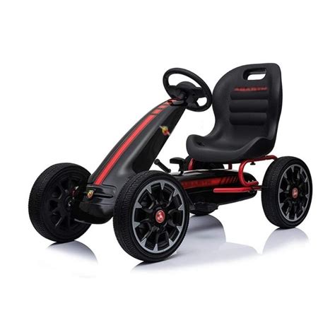 Montable De Pedales Go Kart Abarth Negro Bb