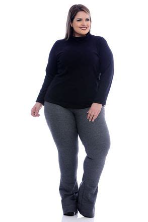 Cal A Plus Size Flare Estonada Vk Moda Plus Size