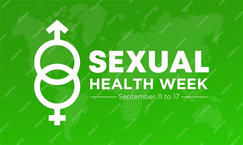 Premium Vector Sexual Health Week September Is Sexual Health Awareness Week Vector Template