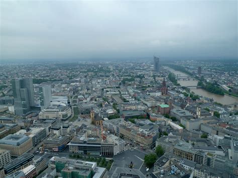 Frankfurt from the Main Tower Germany photos cjmn