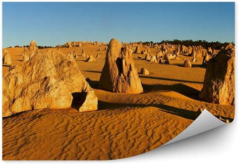 Fototapety Pl Skały Pustynia Nambung Niebo Okleina Ścienna 250x250cm