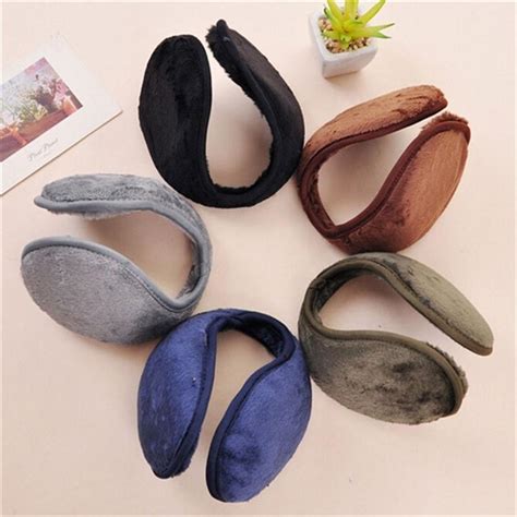 Earmuffs 1pcs 5 Colors Warm Plush Cloth Winter Ear Warmers Men Women