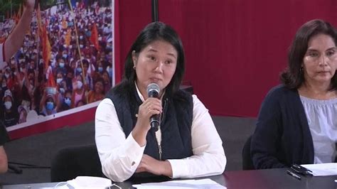 Keiko Fujimori Denuncia Un Supuesto Fraude Sistem Tico En Los