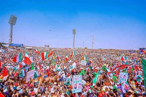 Pictures As PDP Holds Presidential Campaign Rally In Yobe Politics