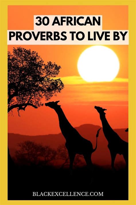 Wisdom From Africa Inspiring Proverbs To Live By