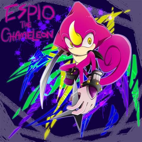 Sonic Espio The Chameleon Sth Vector The