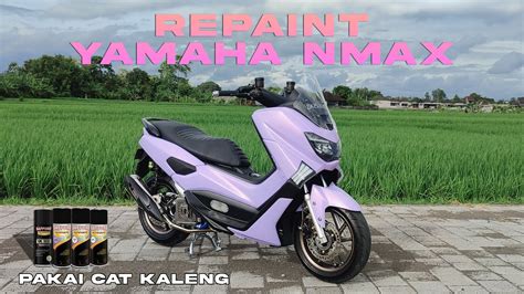 REPAINT YAMAHA NMAX WARNA BTS VIOLET WITH PEARL RED Ungu Pastel