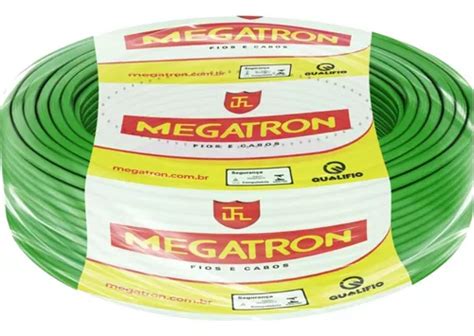 Rollo De Cable Flexible V Verde X Mm M Megatron