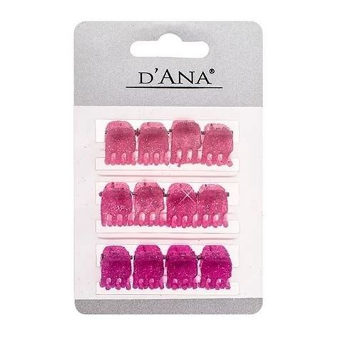 Mini Pinces Cheveux Roses Pailletées x12 Cdiscount Au quotidien