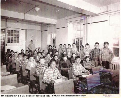 Beauval Indian Residential School Class 1956 To 57 Sylvias Site