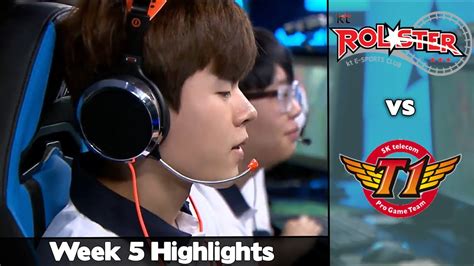 LCK Highlights Week 5 Summer 2017 Ft SKT Vs KT Telecom Wars YouTube