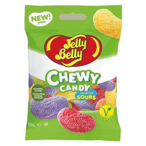 Jelly Belly Chewy Candy Assorted Sours 60g The Pantry Expat Food And Beverage