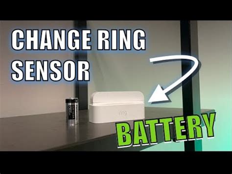 How To Change Ring Contact Sensor Battery Quick Generation 1 YouTube