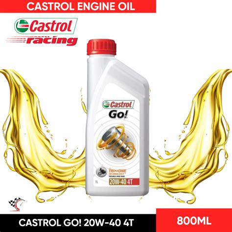 Castrol Go ACTIV Power Essential Motorcycle Engine Oil 4T Engine