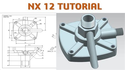 Nx Tutorial D Modeling Basic Beginners Cad Cam Tutorial