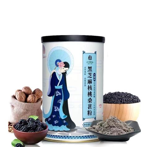 Hebang Walnut Sesame Black Beans Powder Instant Nutrition Meal Walnut