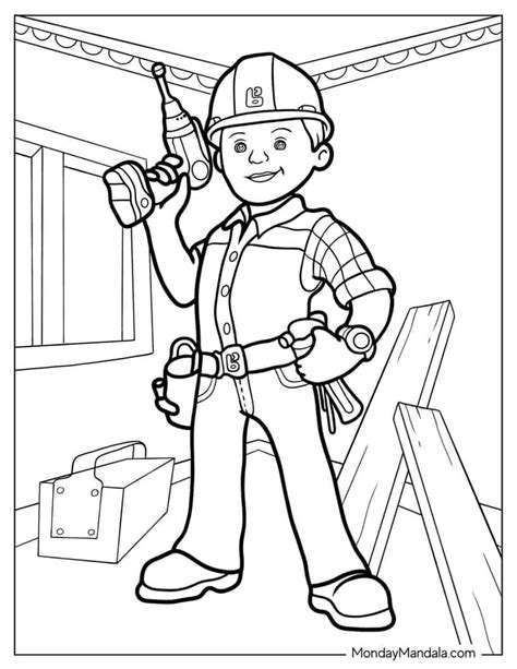 Pin By Nadine On Colouring Book Nd Birthday Bob The Builder