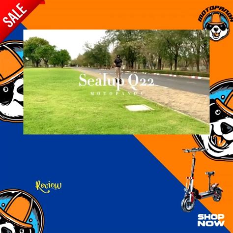 สกู๊ตเตอร์ไฟฟ้าsealup Q22 รับประกัน 1 ปี Q22 Electric Scooter พับได้ออฟ