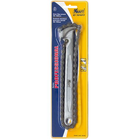 Съемник масляных фильтров KRAFT цепной, 30-160 мм, Cr-V KT 701017 ...