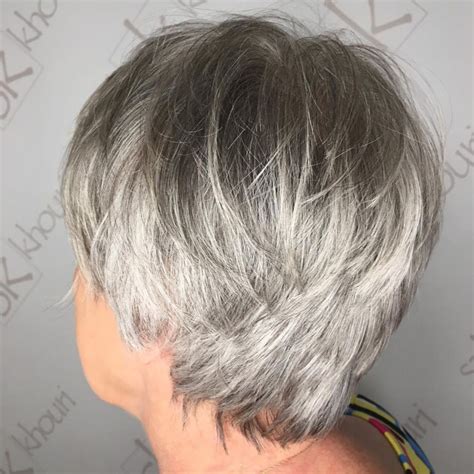 Gorgeous Gray Hair Styles Hairstyles For Seniors Grey Hair Old