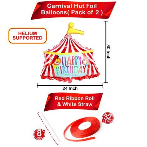 Giant 30 Inch Carnival Balloons For Carnival Theme Party Decorations