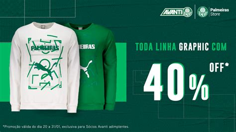 Palmeiras Store S Cio Avanti De Desconto Em Toda Linha Graphic