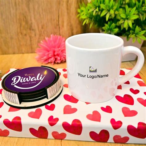 Personalized Mug Coaster Gift Set