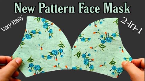 😷very Easy New Style Pattern Mask😷 Face Mask Sewing Tutorial Anyone Can Make This Mask