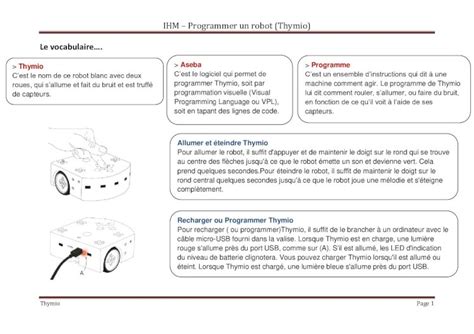 PDF IHM Programmer Un Robot Thymio IHM Programmer Un Robot