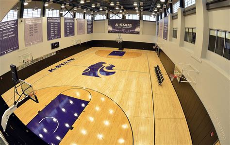 Practice Court At The Basketball Training Facility K State Facilities