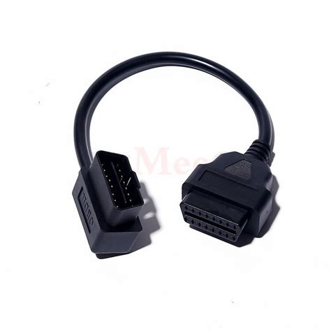 Elm327 Obd2 16pin Male To Female Extension Cable 3 Vicedeal