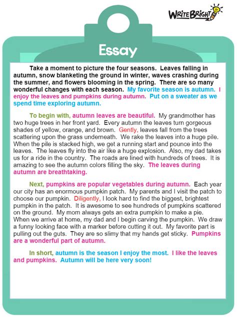 Expository Writing For 3rd Grade