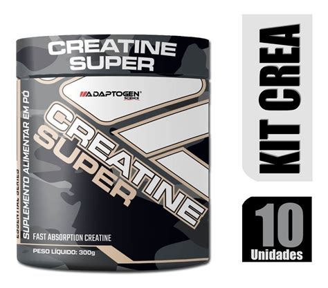 Kit Atacado Creatina 300g Essential Super Series Adaptogen