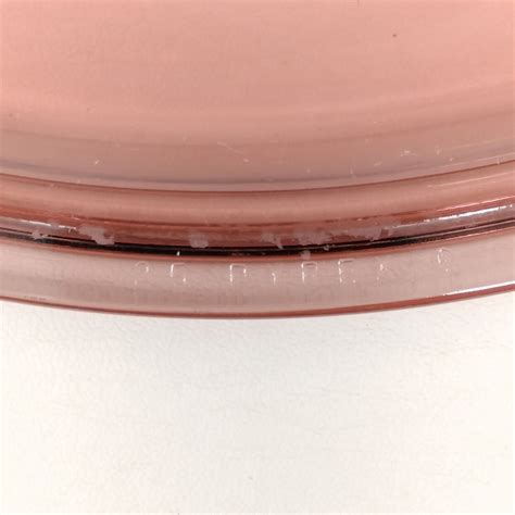 Visions 15 Pyrex Cranberry Replacement Lid 10 3 4 Inch Diameter Fits