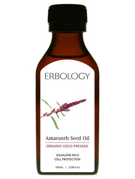 Virgin Amaranth Seed Oil Organic 100ml Erbology Healthy Supplies