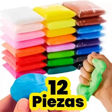 12 Bolsitas Foamy Moldeable Boligoma Colores Manualidades Meses Sin