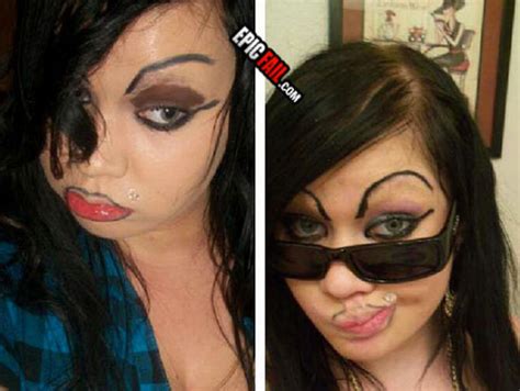 Major Makeup Fails That Are Too Horrifying To Describe 34 Pics