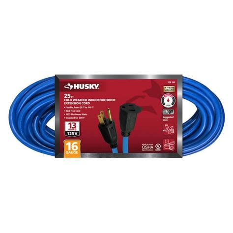 Husky Ft Medium Duty Cold Weather Indoor Outdoor Extension