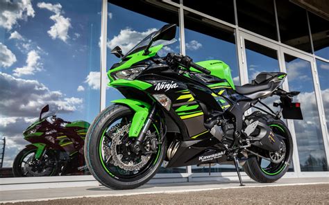 Download Wallpapers Kawasaki Ninja Zx 6r 2020 Exterior Front View