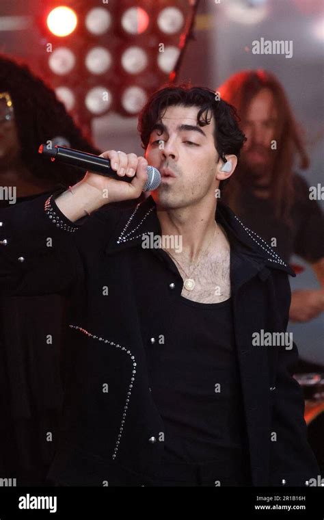 New York Ny Usa 12th May 2023 Joe Jonas On Stage For Nbc Today