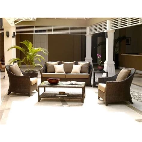 Wicker Rattan Sofa Set Application: Holiday Resort at Best Price in New Delhi | Winddura Furnishers