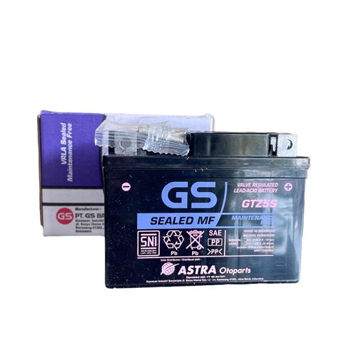 Jual GS Astra GTZ5S 12V 3 5Ah Aki Motor Kering Vario Beat