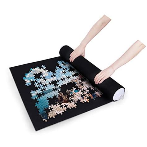 Lavievert Jigsaw Puzzle Roll Mat Puzzle Storage Mat Felt Mat Long Box