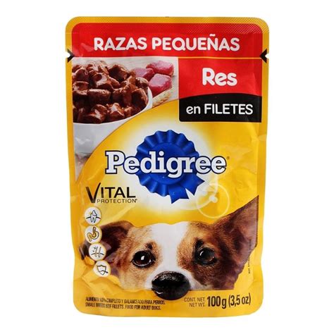 Res En Filetes Pedigree Razas Pequeñas Adulto 100g Delsol