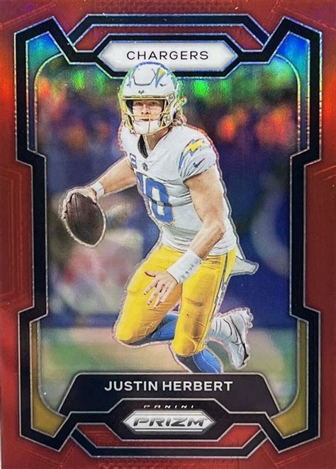 Justin Herbert 2023 Prizm 158 Red SSP PSA 10 Price Guide Sports