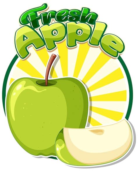 Free Vector Green Apple Fruit Icon