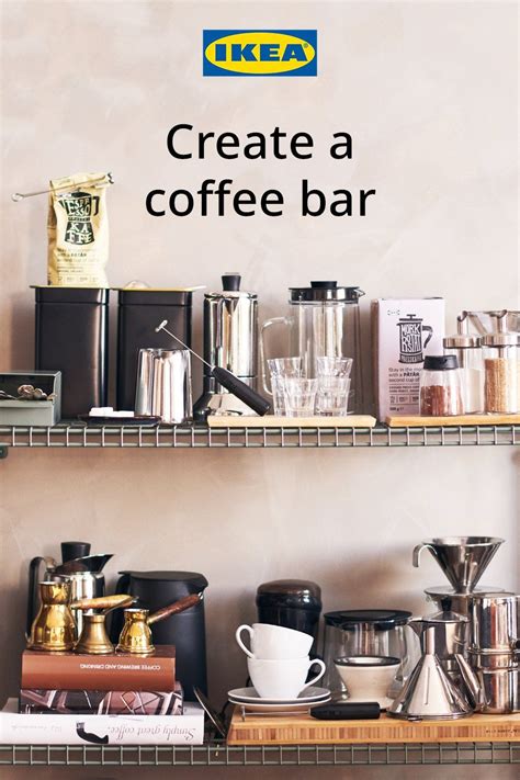 Keep Your Brewing Equipment Close And Make Your Own Kitchen Coffee Bar