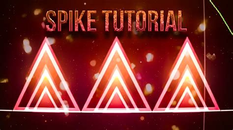 Spike Decoration Tutorial Gd Tutorial 2 Youtube