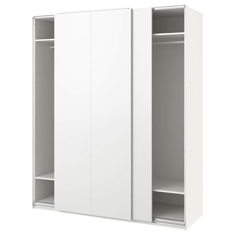 Paxhasvik Wardrobe Whitewhite 200x66x236 Cm Ikea Latvija