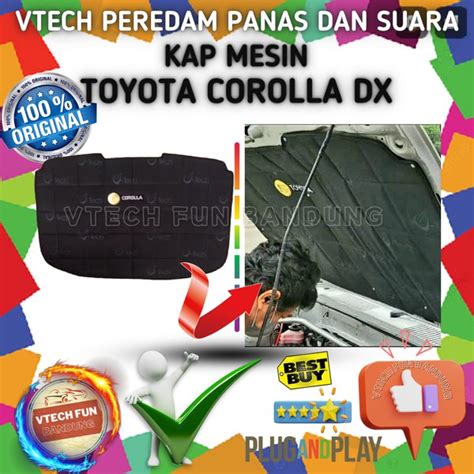 Jual Vtech Peredam Panas Dan Suara Kap Mesin Toyota Corolla Dx